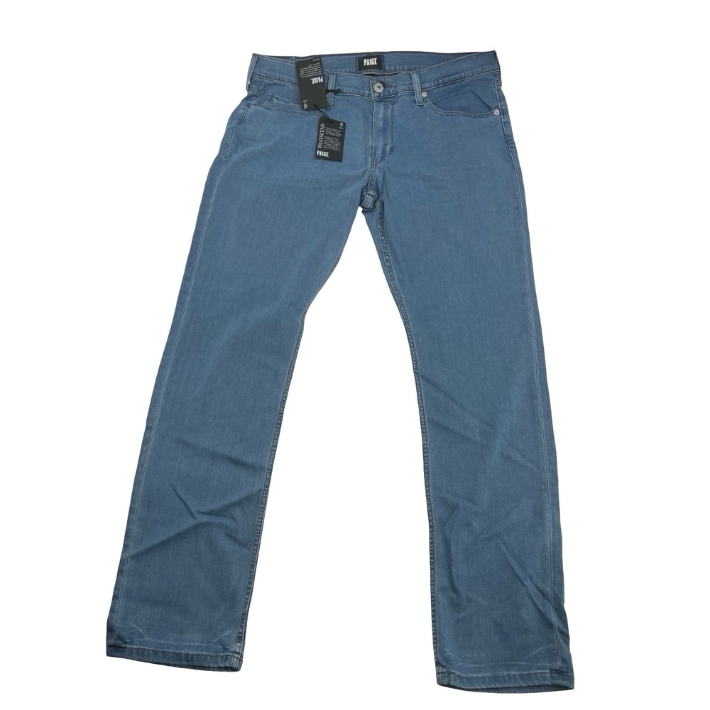 PAIGE Jeans Federal Slim Straight 34 Blue NWT
